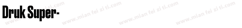 Druk Super字体转换